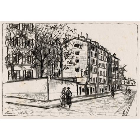 Maurice Utrillo Oeuvre à Vendre Et Biographie Paris Montmartre