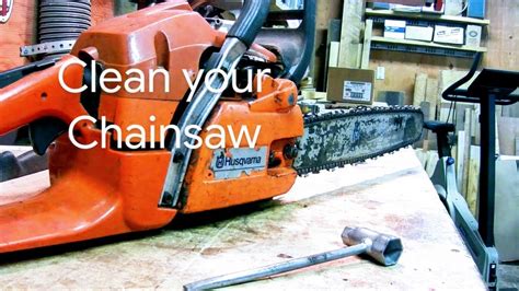 How To Clean A Chainsaw Youtube