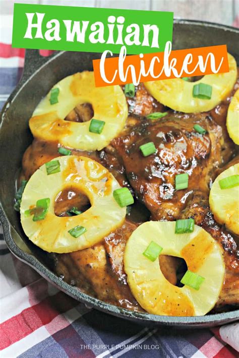 Sweet And Spicy Hawaiian Chicken Recipe Awesome For Tropical Parties
