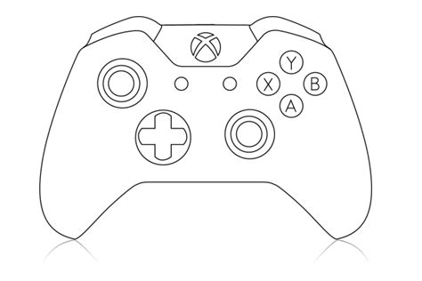 Xbox 360 Controller Designs Template Pixshark Xbox One Controller