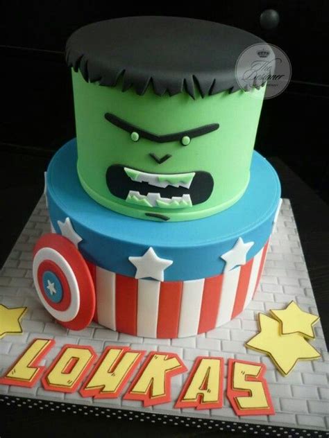 He has autism and had never had a 'real' i have a video up on the sculpting of this cake on my website if you'd like to watch it, we also sell the tempets for the cake design. Boys cake, marvel hulk, captain america, disney | CAKES ...