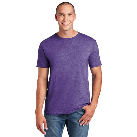 Gildan 64000 Softstyle T Shirt Heather Purple Full Source