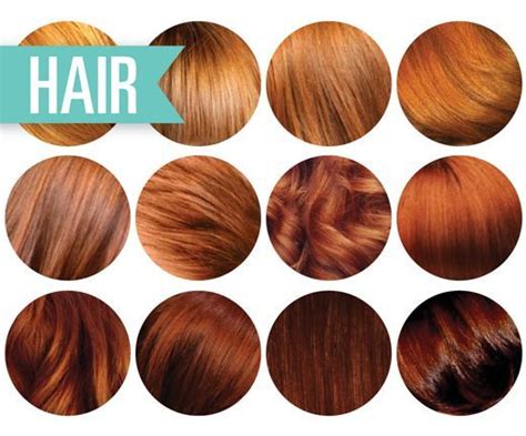 Natural Red Hair Color Chart 14 Different Shades Of Red Hair Color