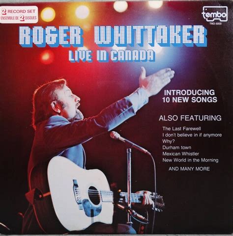 Roger Whittaker Live In Canada 1975 2 X Lp Album Vinyl Etsy