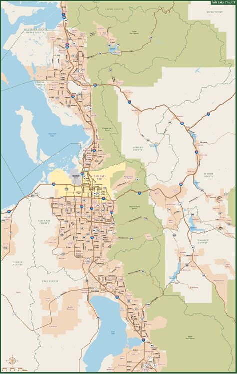 Salt Lake City Metro Map Digital Creative Force