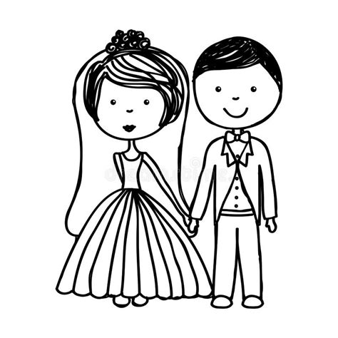 Just Married Couple Icon Stock Vector Illustration Of Couple 86383651