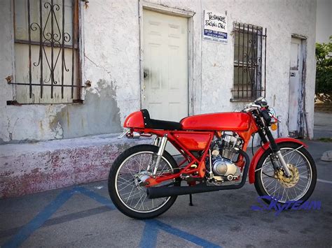 Skyteam 125cc 4 Stroke Ace Vintage Cafe Racer Dream Motorbike Eec