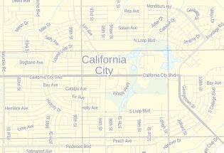 Bakersfield Zip Code Map California