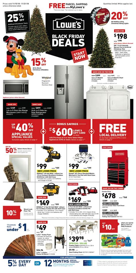 Maybe you would like to learn more about one of these? Lowe's Pre-Black Friday Ad 2018 - Freebies2Deals