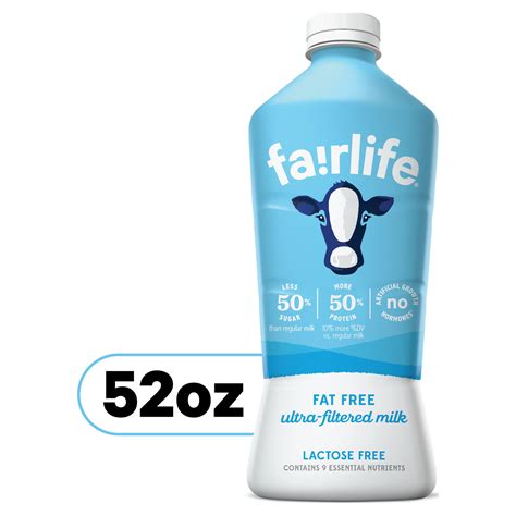Great Value Skim Fat Free Milk Half Gallon 64 Fl Oz