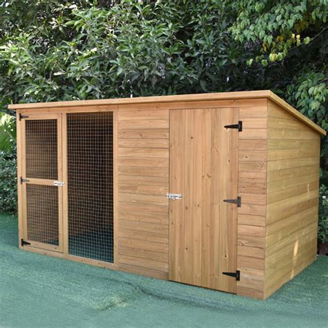 Pawhub Xl Large 228m Wooden Pet Dog Kennel Timber House Cabin Wood Log Box