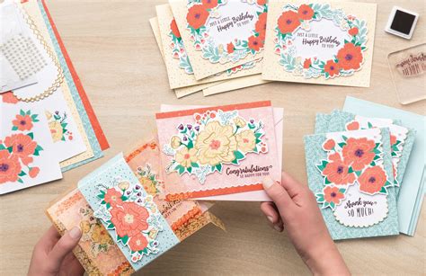 Stampin Up Cards Made Using The Made To Bloom All Inclusive Card Kit