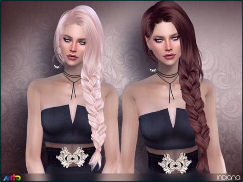 Pin By มา สิ On Sims Cc Sims Hair Sims 4 Female Hair Womens Hairstyles
