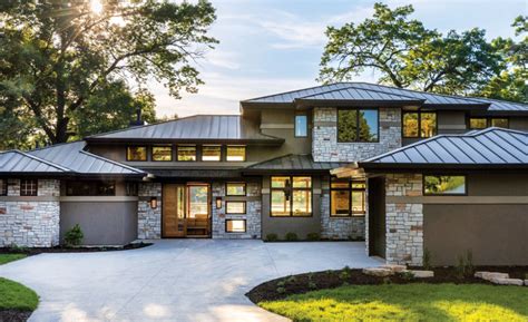 A Prairie Style Home By Bruce Lenzen Designbuild Midwest Home In