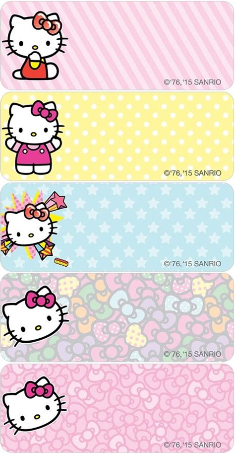 Purchases pay artists money goes directly into a creative person's pocket. Hello Kitty® Pop Address Labels | Hello kitty printables ...