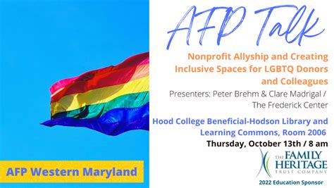 october 13th nonprofit allyship and creating inclusive spaces for lgbtq donors and colleagues