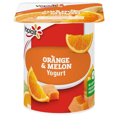 Yoplait Fruit Yoghurt Melonornge 125g Tesco Groceries