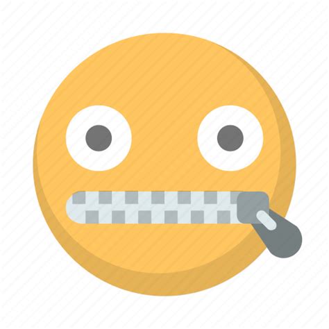 Emoji Face Quiet Secret Talking Whisper Zipped Icon Download On