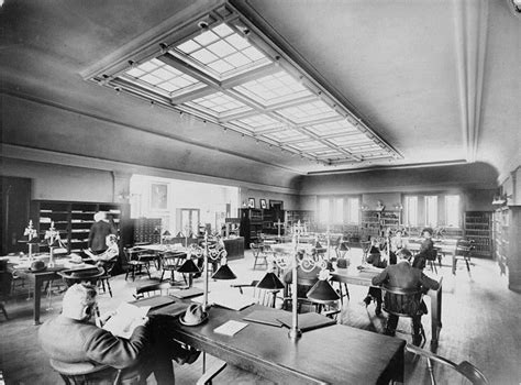 Interior Reading Room Circa 1903 Carnegie Library Atlanta Us