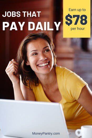 Same Day Pay Jobs Companies That Pay Daily For Your Work Moneypantry