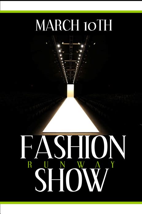 Fashion Show Template Postermywall