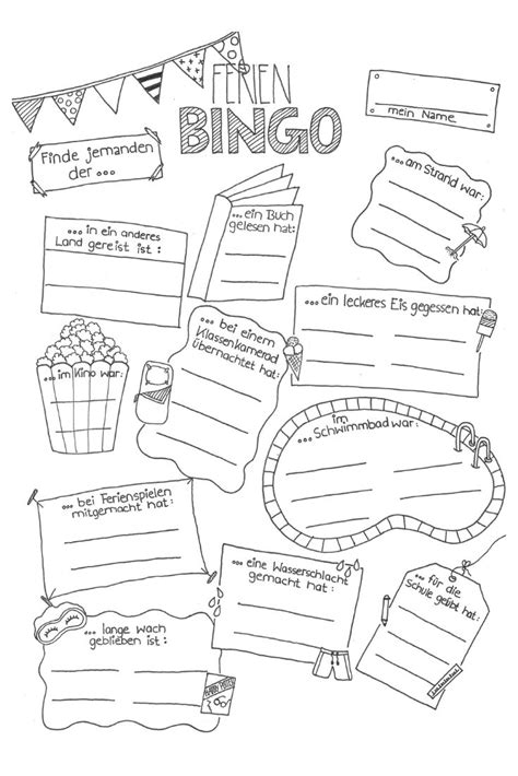 Ferien Bingo Spiele für den Schulstart schulstartmitLMP2019