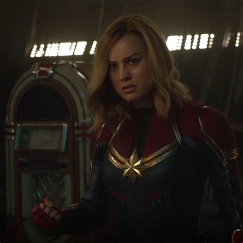 Captain Marvel 2 Is In The Process Of Making An Action Scene With Her Hands Out