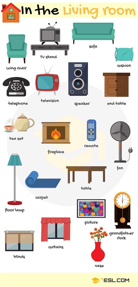 1shares Learn Furniture Vocabulary In English Furniture Refers To