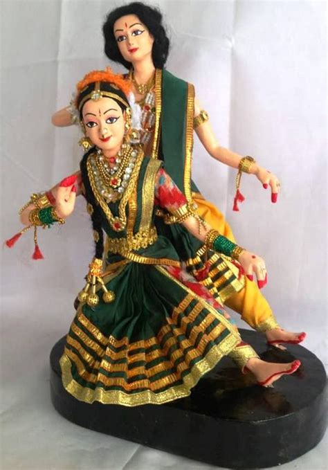 Papier Mache Dolls Of India Clad In Beautiful Costumes For Navaratri Golu The Festival Of