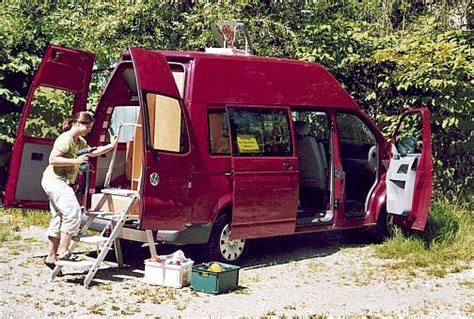 Erfahren sie alles über technische daten, motoren und verbrauch, sowie informationen zu maßen des sprinters. TRAUMTRIPS.DE - VW-Bus T5 WoMo Ausbau mit Dusche