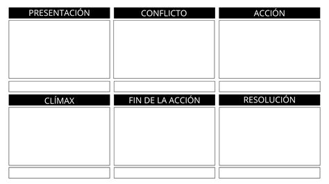 Storyboard Plantilla En Word En Blanco Para Imprimir Editable