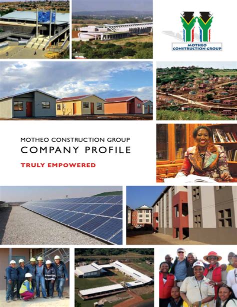 Construction Company Profile Sample Free Download