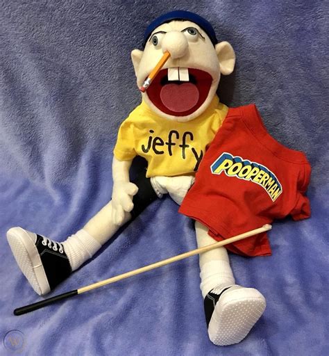 Full Size 22 Jeffy Puppet With Pooperman And Yellow Jeffy