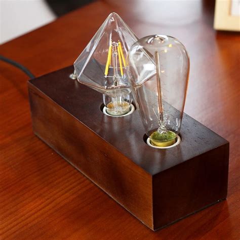 Get it as soon as mon, mar 15. Vintage Handmade Wooden Table Lamp • iD Lights