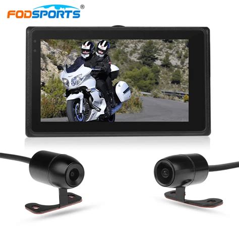 Fodsports 3 Inch Upgraded T2 Wifi Motorcycle DVR 1080P Video Recorder