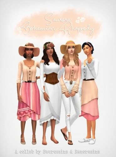 Saurora Bohemian Rhapsody Collection At Saurus Sims Sims 4 Updates