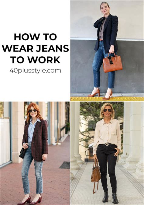 How To Wear Jeans To Work And Still Look Professional