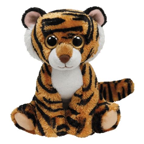 Pyoopeo Ty Beanie Babies 6 15cm Stripers Tiger Plush Regular Soft
