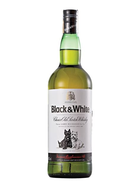 Whisky Escocês Black And White 1000ml Ebentas