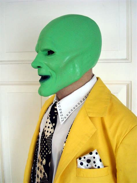 Marhahús Kérem Ja Authentic Jim Carrey The Mask Costume Ingovány Előnyös Tisztességtelenség