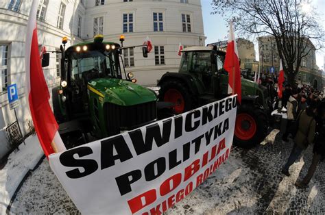 Protest rolników w Bydgoszczy Kujawsko Pomorskie