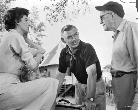 medium bts shot of ava gardner as eloise y honey bear kelly clark gable as victor marswell