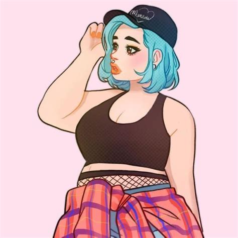 Pin By Cotton Candy On Plus Sized Art Curvy Art Cute Girl Drawing Fat Art