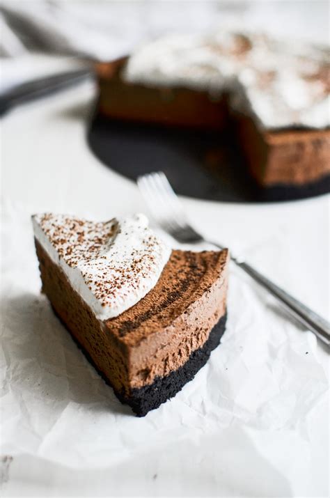 I love chocolate, and you can be devouring this one in no time!! (Almost) No-Bake Chocolate Mousse Pie | The View from ...
