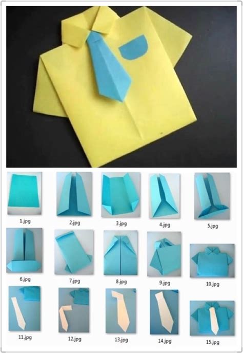 Día Del Padre Origami Para Niños Mas Cosas Divertidas