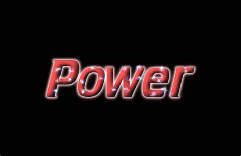 Power Logo Outil De Conception De Nom Gratuit à Partir De Texte