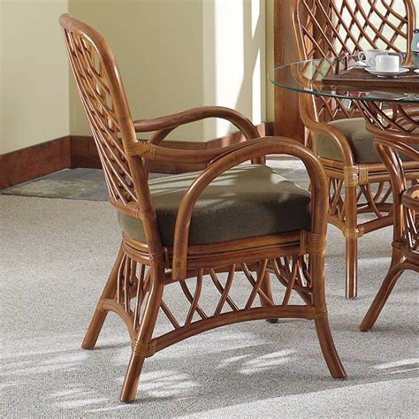 South Sea Rattan And Wicker Furniture 3121 Antigua Arm Chair Bamboo