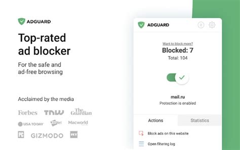 Adguard Adblocker Pour Chrome Télécharger