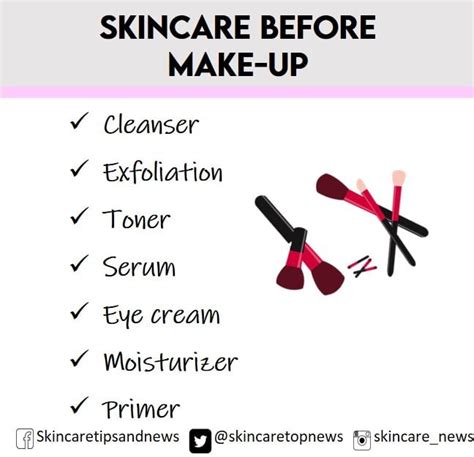 How To Prepare Skin Before Putting Makeup Skin Care Top News