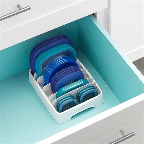 Youcopia Storalid Food Container Lid Organizer Small